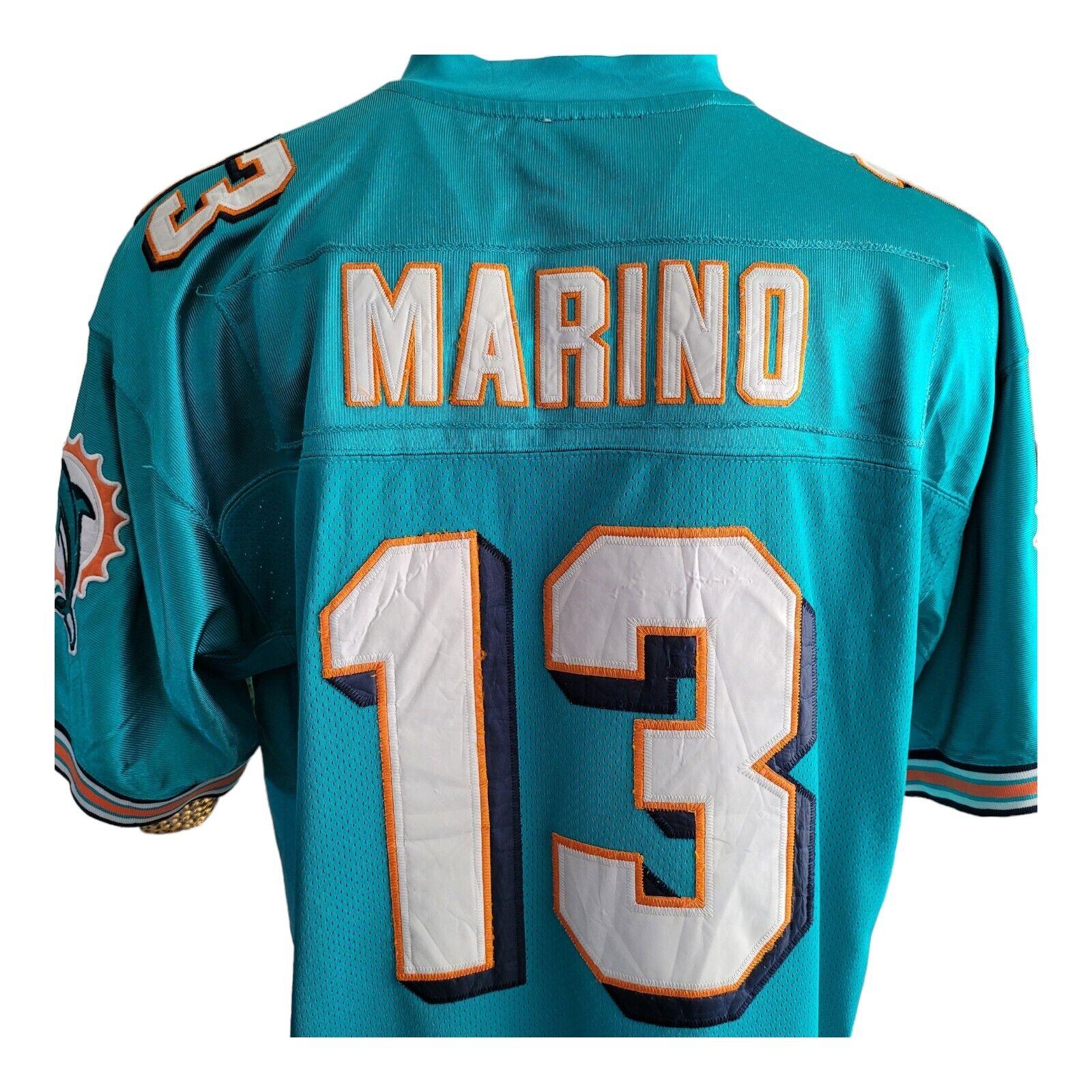 Miami Dolphins Dan Marino #13 Throwbacks Jersey Size 54 (XL)-USASTARFASHION