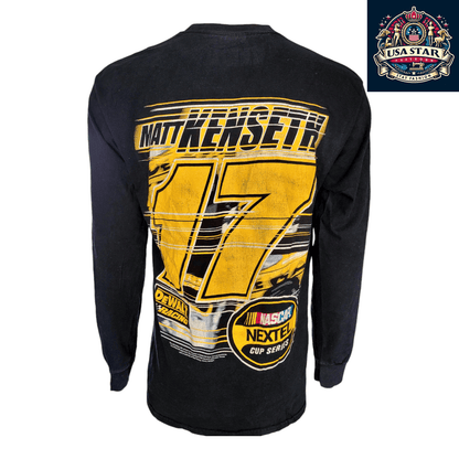 Matt Kenseth T-Shirt #17 Long-Sleeve Gildan Tee for Racing Fans - Stylish Black Graphic Design - USASTARFASHION