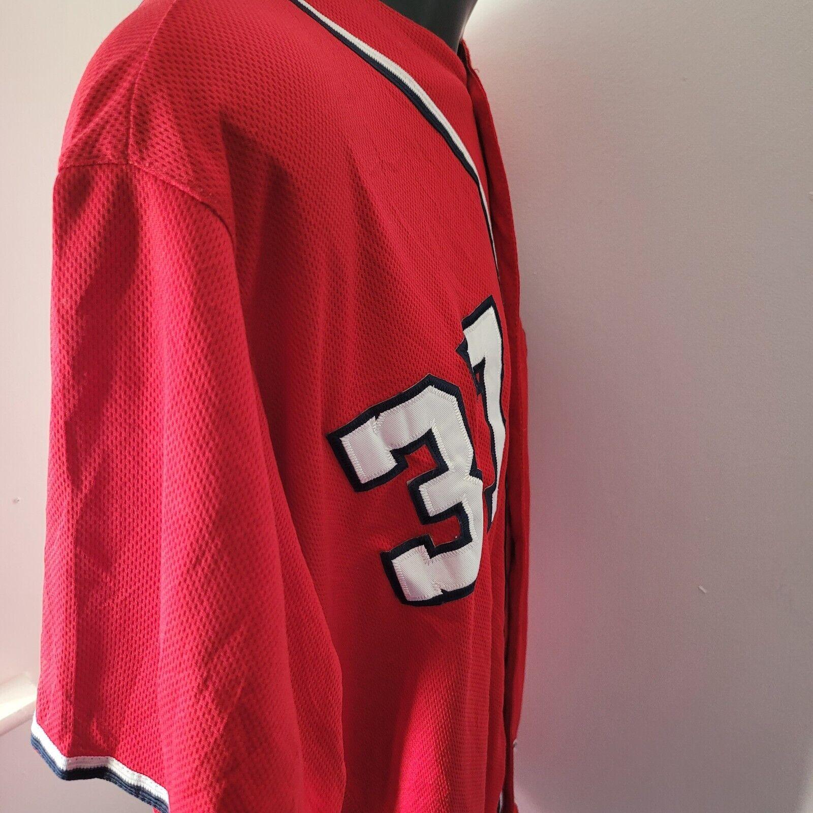 Washington Nationals Strasburg #37 Baseball Jersey by Majestic - Size 44-USASTARFASHION