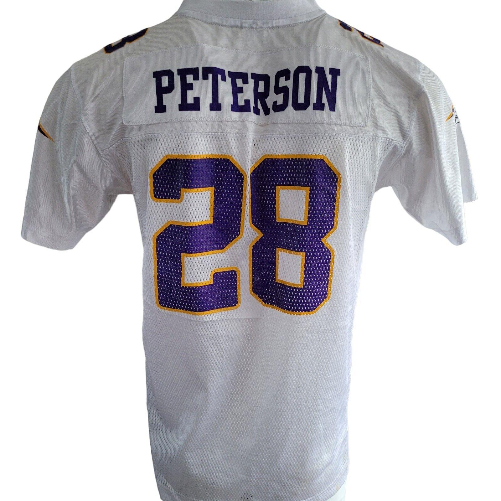 Minnesota Vikings Peterson #28 Reebok NFL Jersey Youth XL-USASTARFASHION