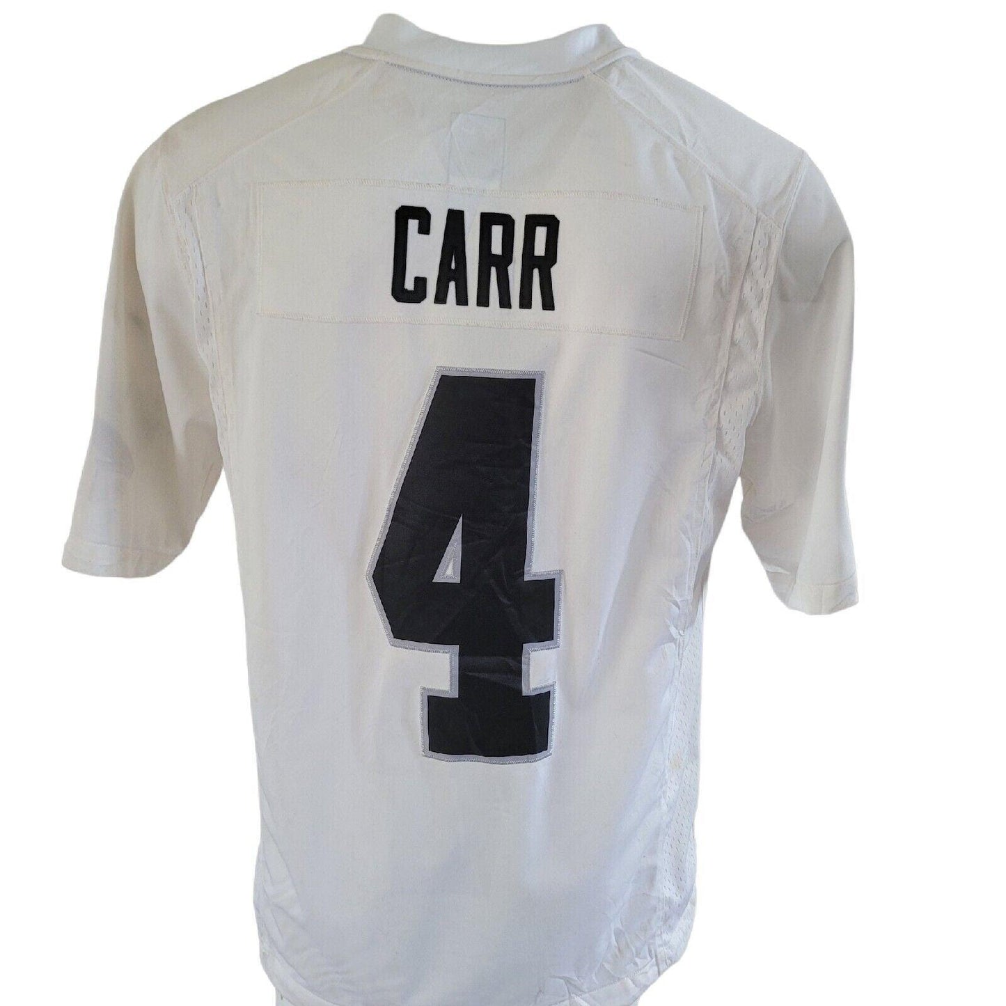 Las Vegas Raiders NFL Jersey #4 Carr Nike Away Road - Mens Size L-USASTARFASHION