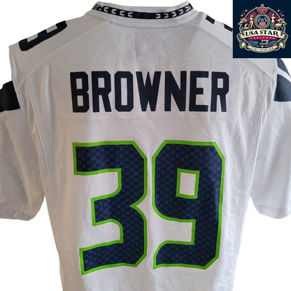 Seattle Seahawks Jersey Browner #39 Authentic Nike Men’s Jersey - High-Quality & Comfortable Fit - USASTARFASHION