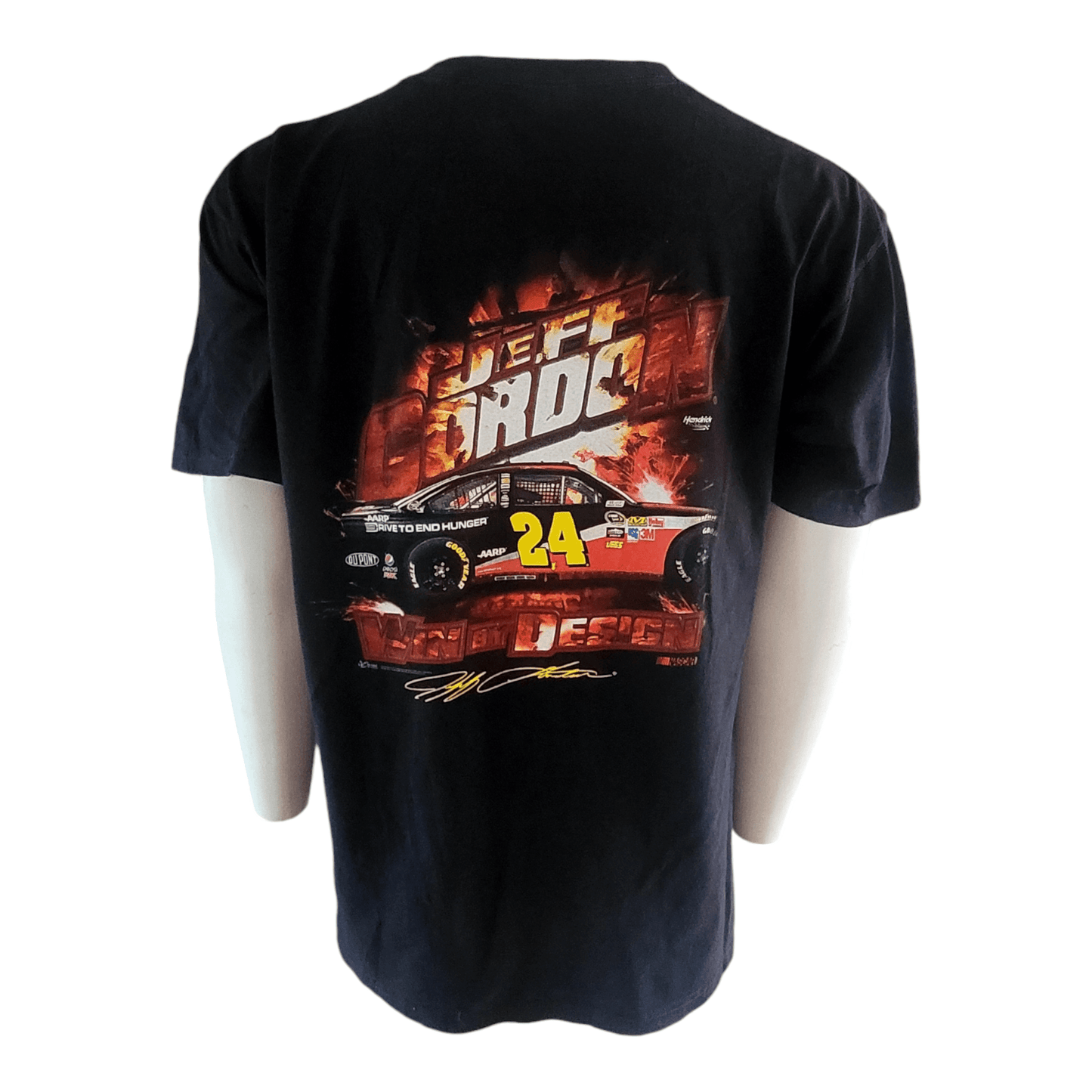 Jeff Gordon NASCAR T-Shirt XL Chase Authentics Lead by Example #24 Chevy Impala