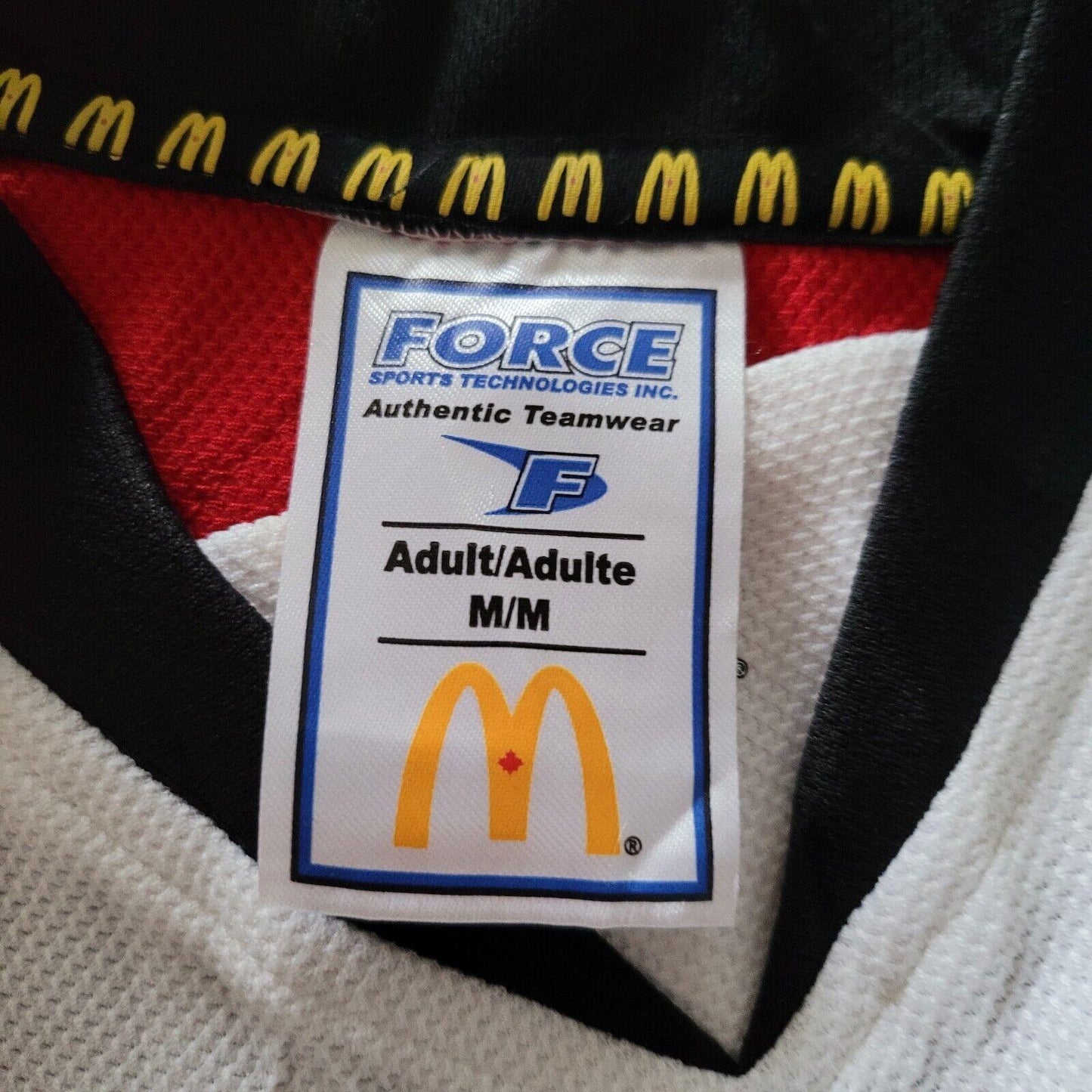 FORCE McDONALD Swansea Hockey/TM CANADA Jersey ADULT SIZE M 🏒-USASTARFASHION