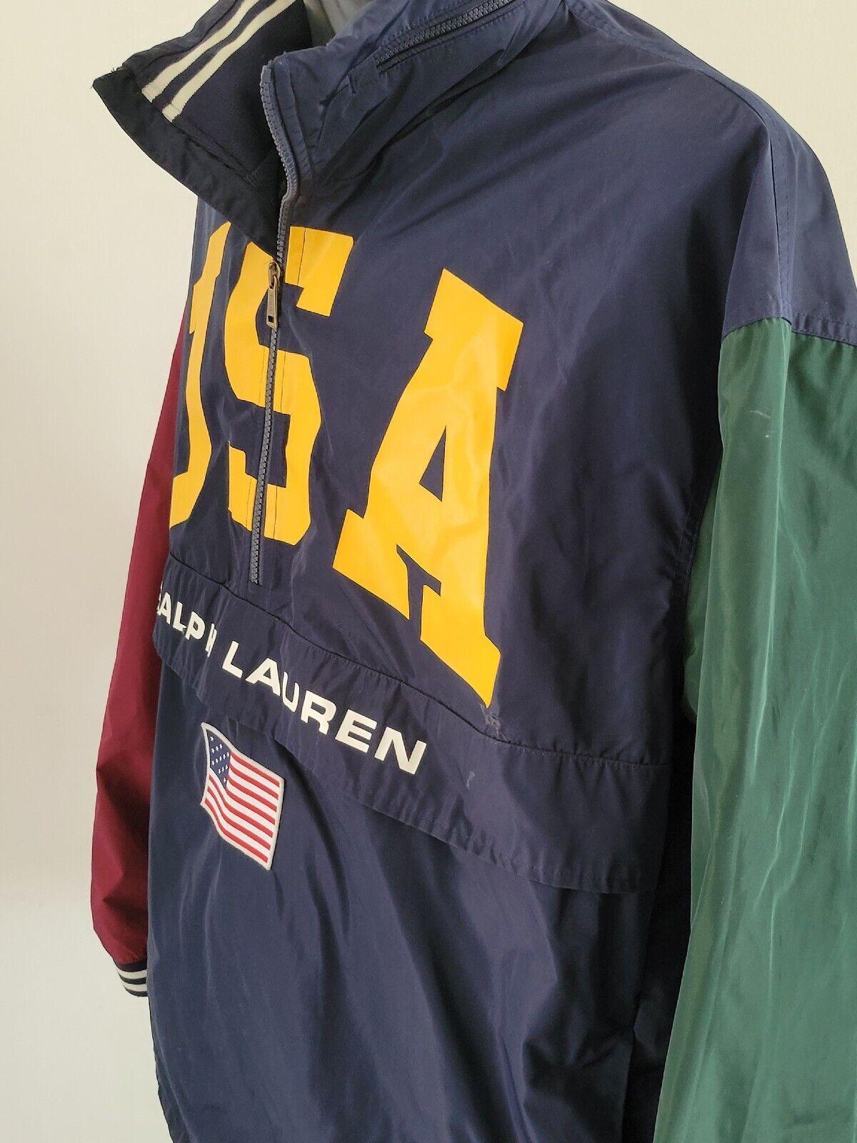 Ralph Lauren XL Windbreaker | Water-Resistant, Classic Style - Size XL, Grade A-USASTARFASHION