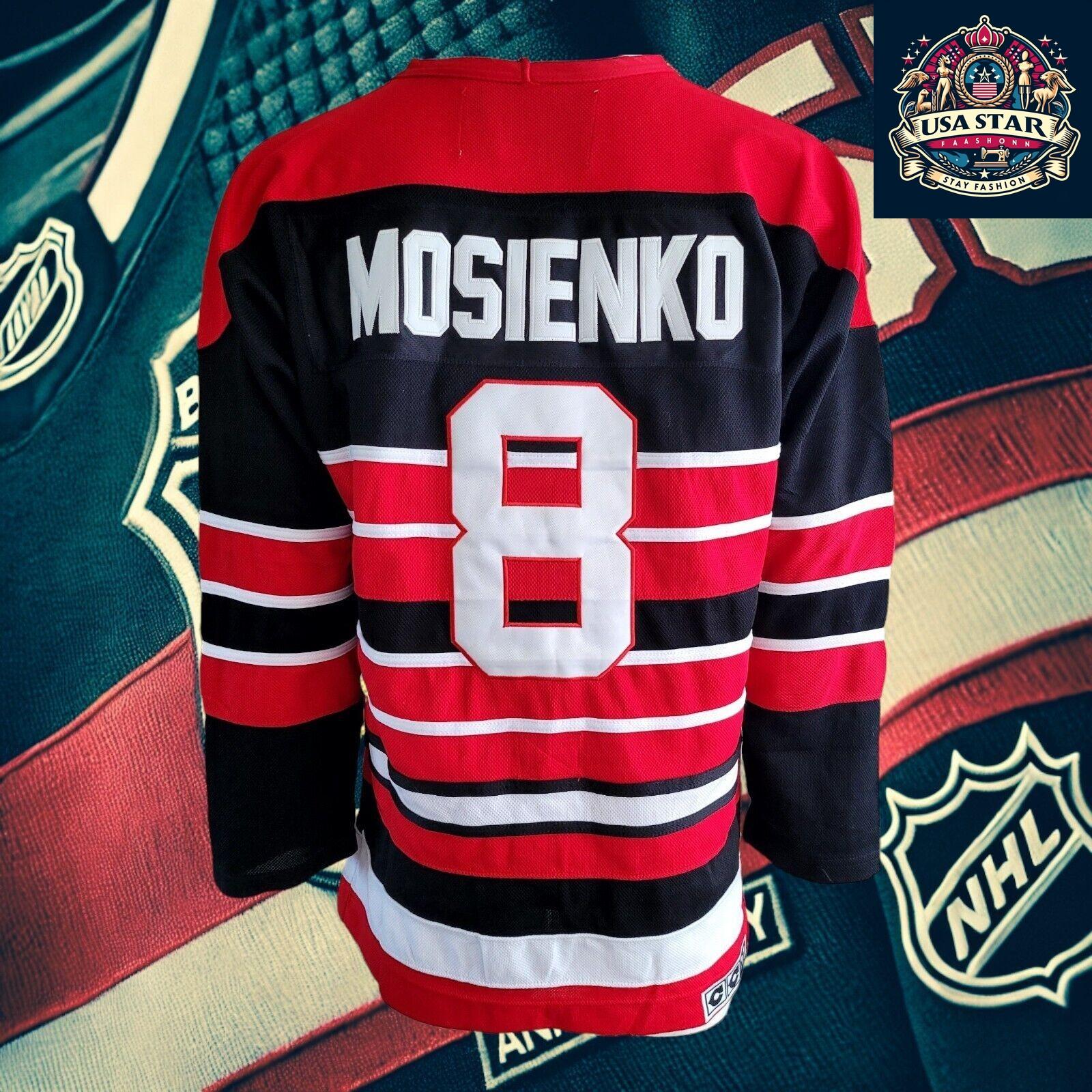 Vintage CCM Chicago Blackhawks Bill Mosienko #8 Hockey Jersey Size 52 - USASTARFASHION