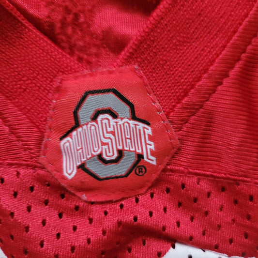 Nike Ohio State Buckeyes #33 Red Distress Football Jersey - Youth Size 7 - Authentic Design-USASTARFASHION