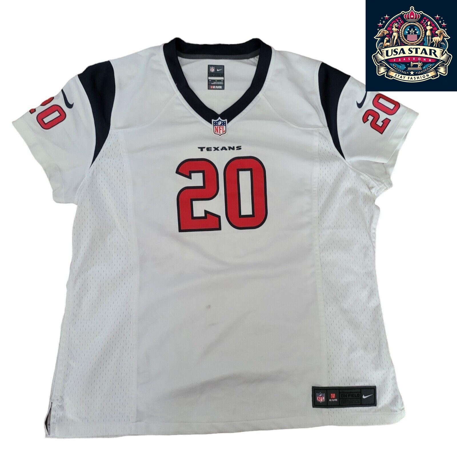 Houston Texans Women's Jersey Reed #20 - XXL Authentic Nike Fan Gear for Comfort & Style - USASTARFASHION