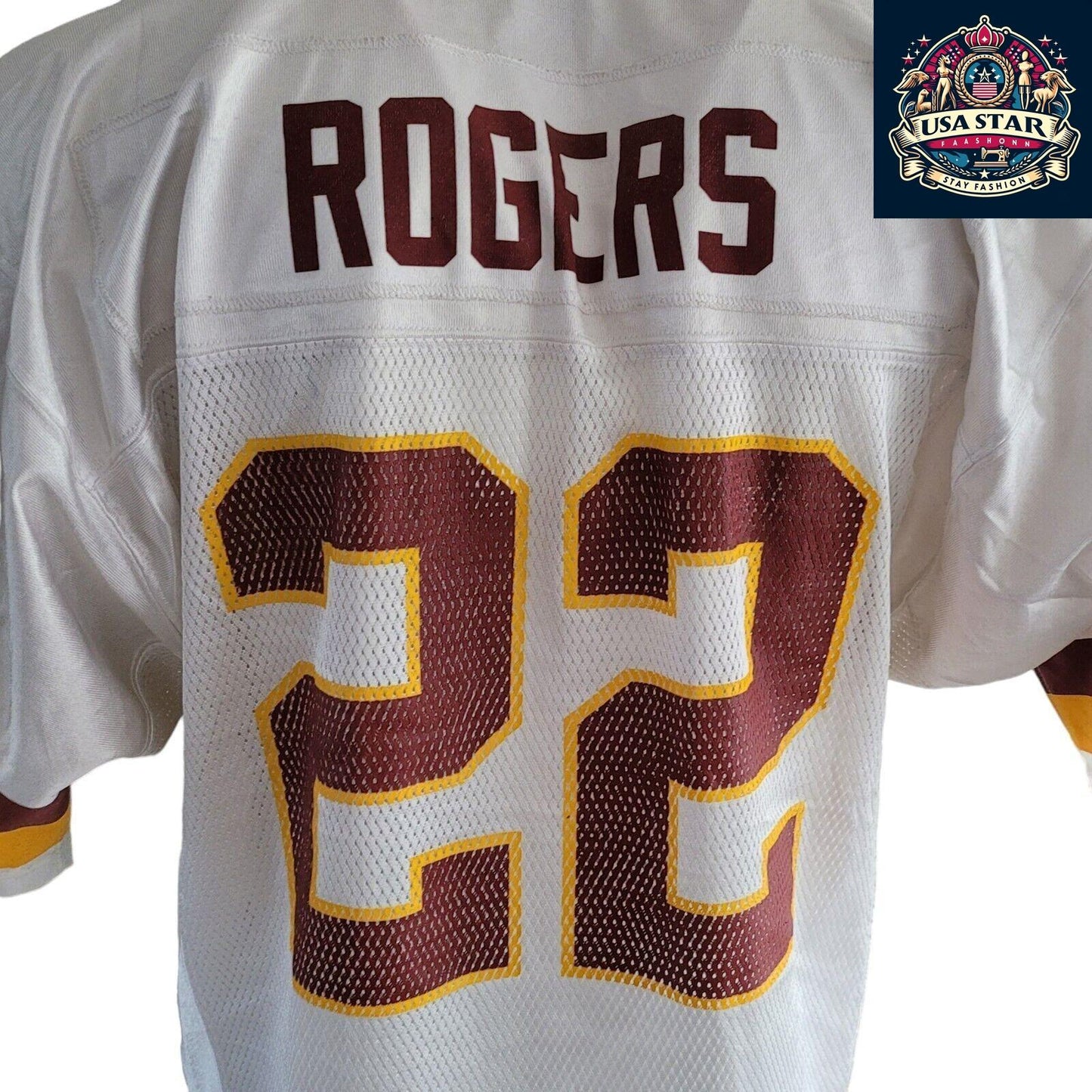 Vintage Reebok Washington Redskins #22 Carlos Rogers Jersey Sz M - USASTARFASHION