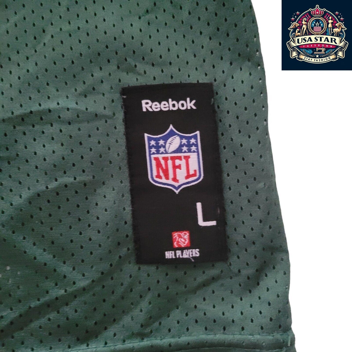 Green Bay Packers Reebok NFL Jersey - Youth L with Rodgers #12 Iconic Design & Comfortable Fit - USASTARFASHION