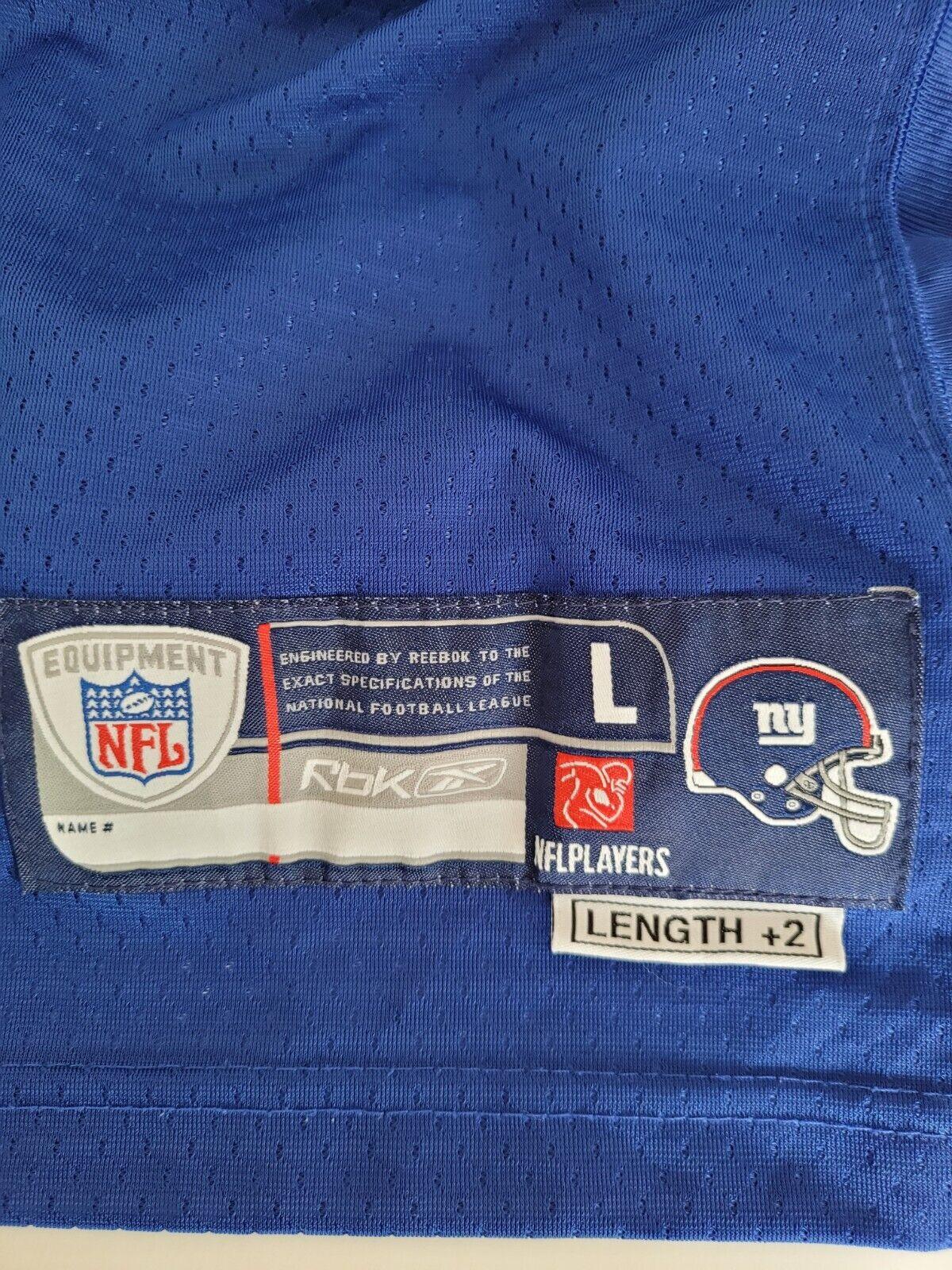 New York Giants Reebok NFL Jersey #17 Burress Classic Throwback in Rare Size L-USASTARFASHION