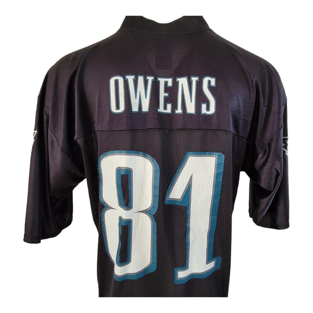 PHILADELPHIA EAGLES "OWENS #81" NFL ON FIELD JERSEY - SIZE L-USASTARFASHION