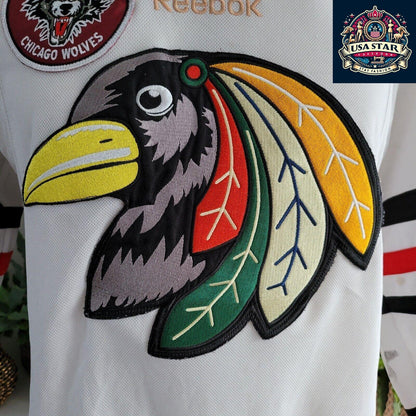 NWHL Blackbirds Jersey Chicago Blackhawks Swygert 69 Size S Vintage Style Pre-Owned - USASTARFASHION