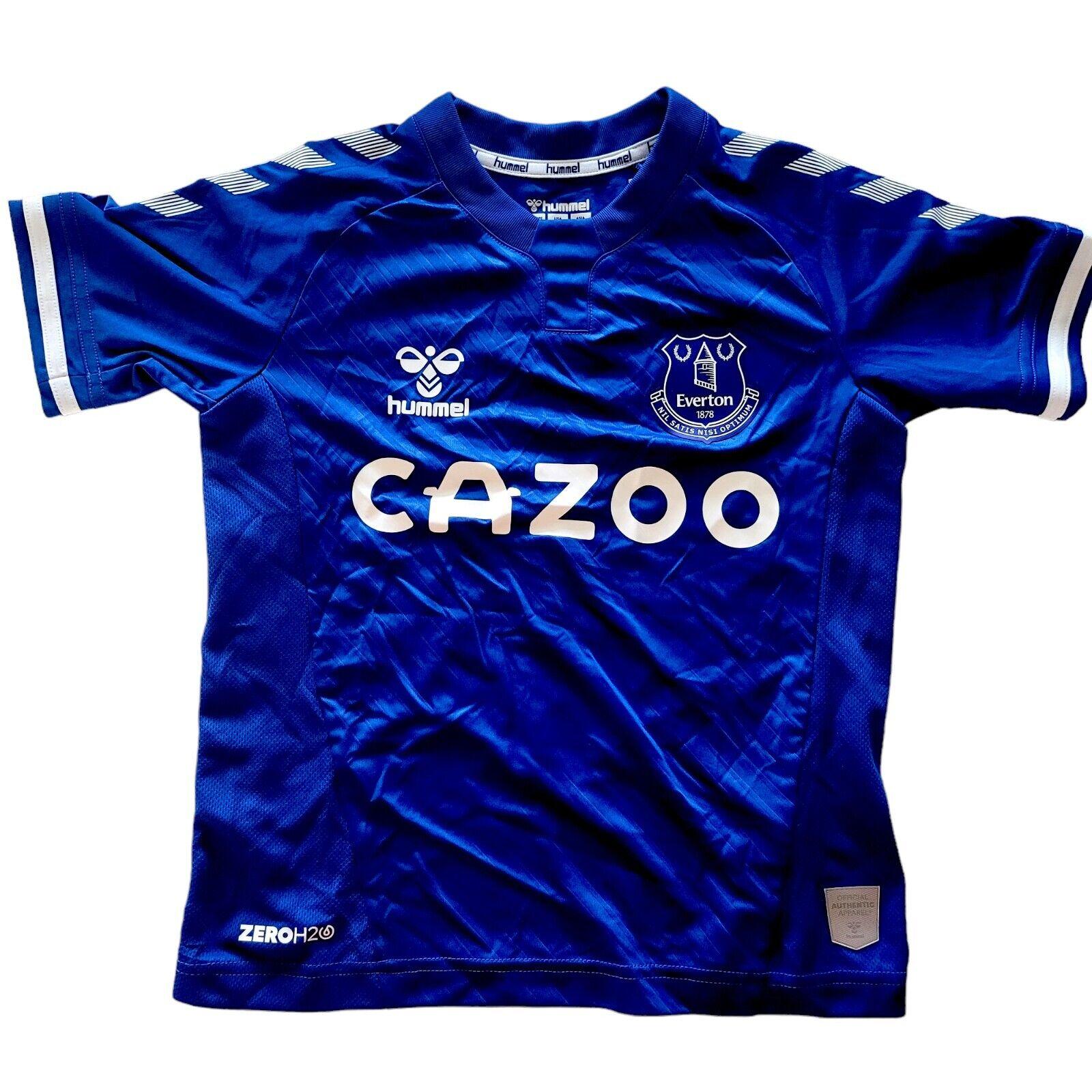 Kids Everton Football Club Jersey - Hummel Mia #6 Youth Official New Polyester-USASTARFASHION