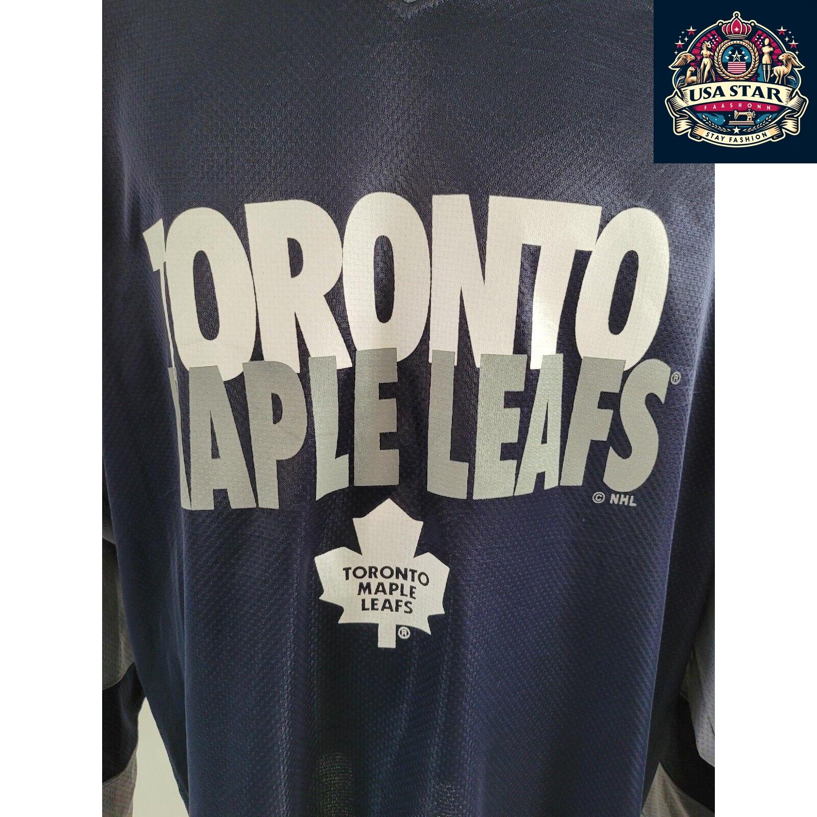 NHL Toronto Maple Leafs Jersey - XL Size, Comfortable Fit, Durable Fabric for True Fans - USASTARFASHION