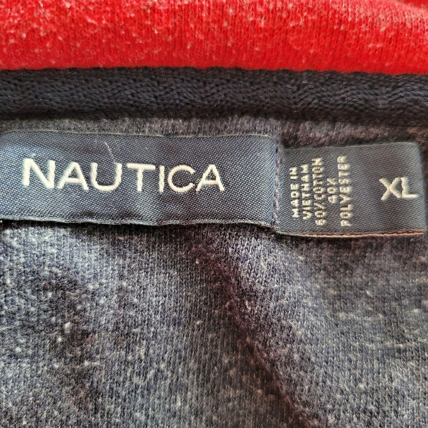 NAUTICA Vintage 1/4 Zip Sweatshirt XL Grade A Good Condition-USASTARFASHION