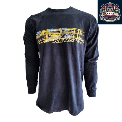 Matt Kenseth T-Shirt #17 Long-Sleeve Gildan Tee for Racing Fans - Stylish Black Graphic Design - USASTARFASHION