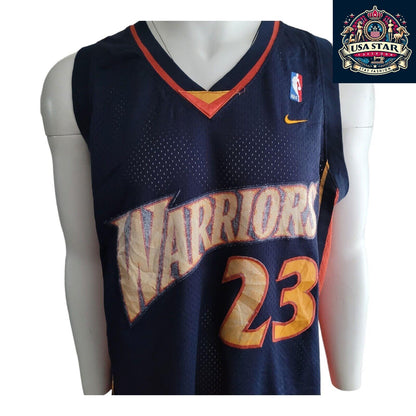 90's Jason Richardson #23 Golden State Warriors Nike Jersey XL - Vintage Sports Apparel in Navy - USASTARFASHION