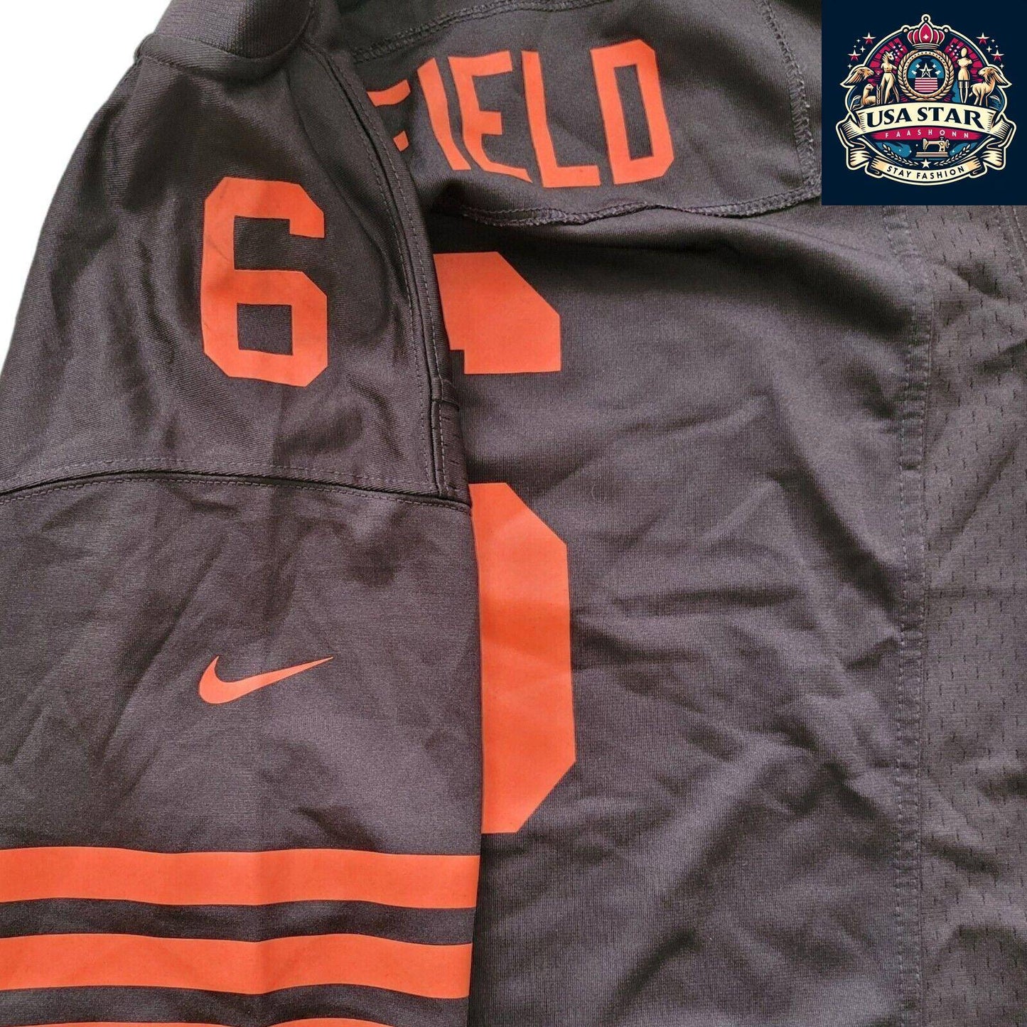 Cleveland Browns Jersey Youth Large Featuring Mayfield 6 - Durable, Comfortable & Stylish - USASTARFASHION