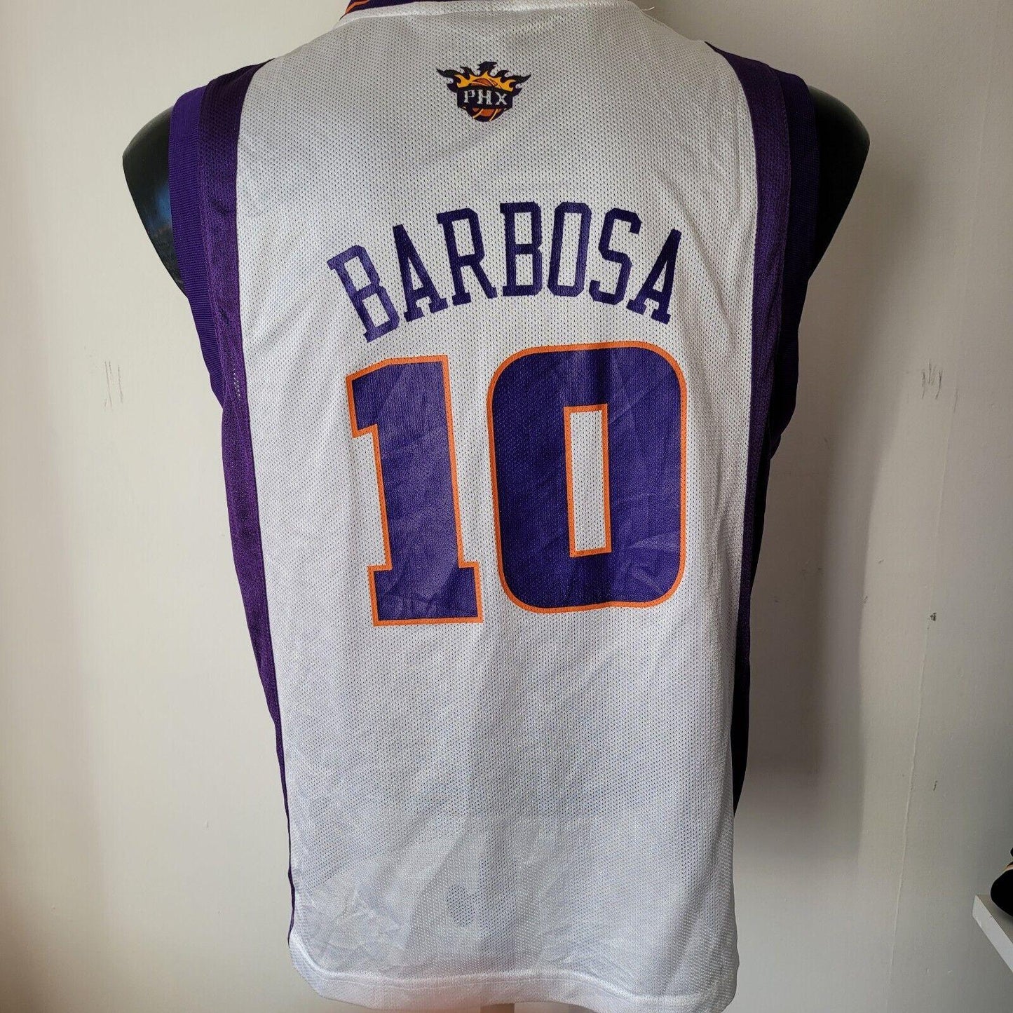 Leandro Barbosa #10 Phoenix Reebok Authentic Basketball Jersey - Size L-USASTARFASHION