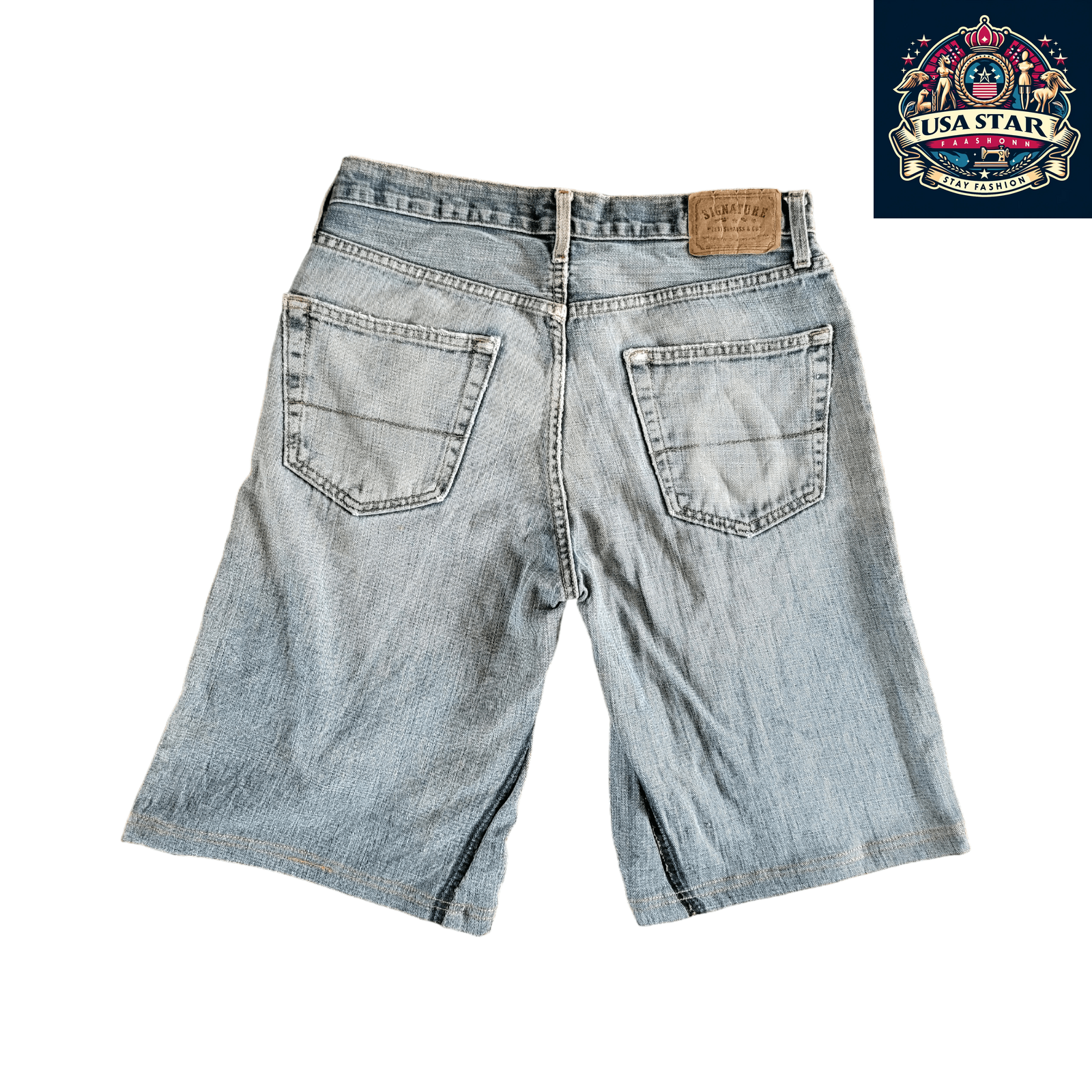 Levi's Jorts W33 in Medium Blue Denim – Durable, Stylish & Versatile Workwear for Any Occasion - USASTARFASHION