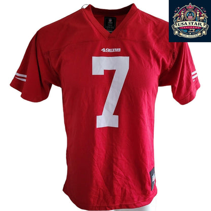 49ers Jersey Youth XL Red #7 Kaepernick - Durable, Comfortable, Official NFL Merchandise - USASTARFASHION