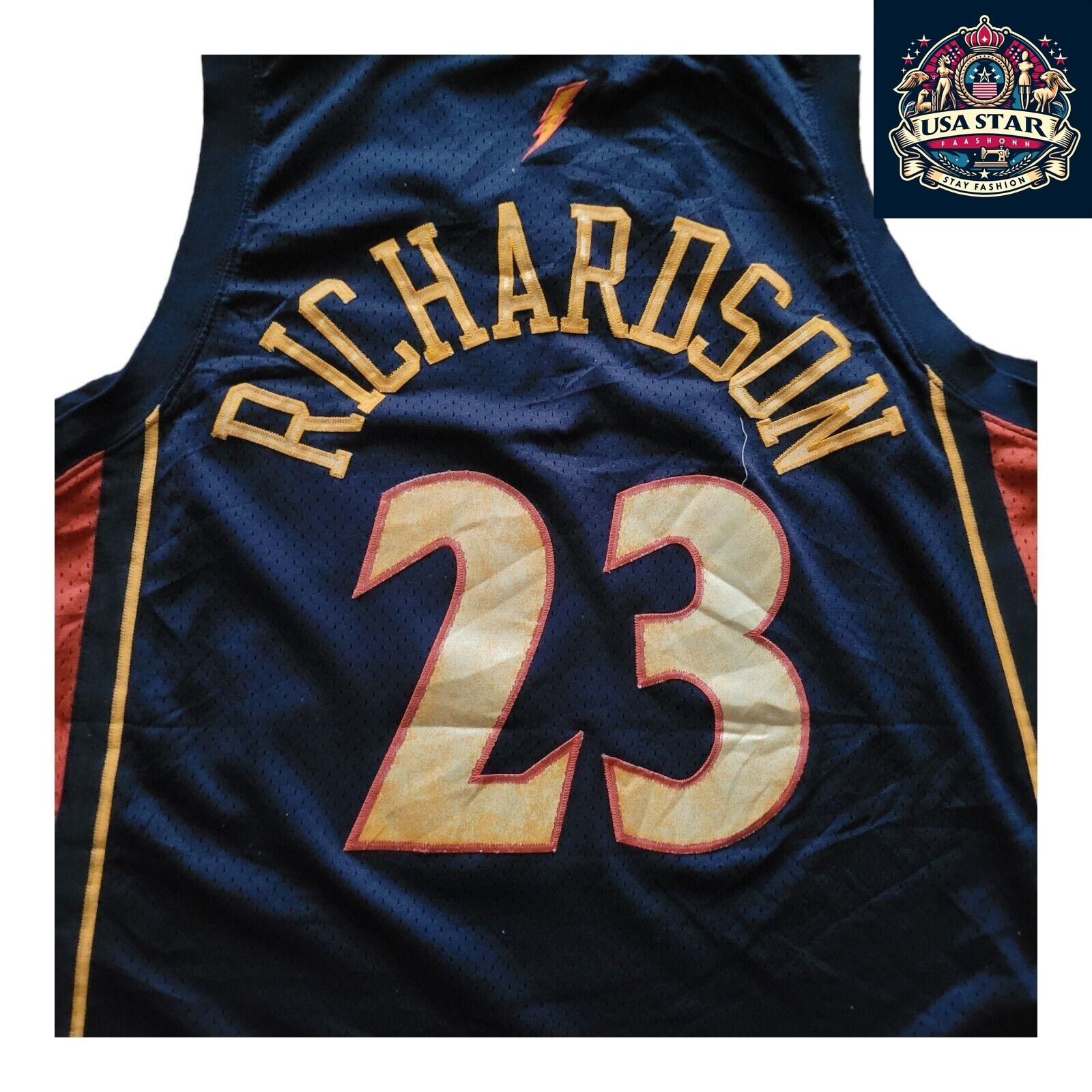 90's Jason Richardson #23 Golden State Warriors Nike Jersey XL - Vintage Sports Apparel in Navy - USASTARFASHION