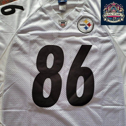 Pittsburgh Steelers Hines Ward Jersey 86 Sewn Reebok Men's Size 54 - Authentic Game Day Apparel - USASTARFASHION