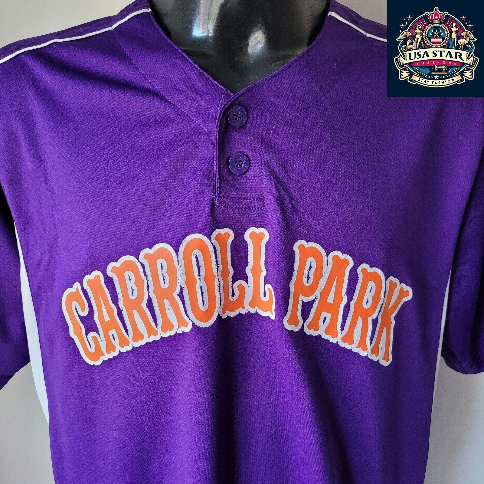 Durable Carroll Park Protime Baseball Jersey Size L - Lightweight, Classic Cut for Comfort & Style - USASTARFASHION