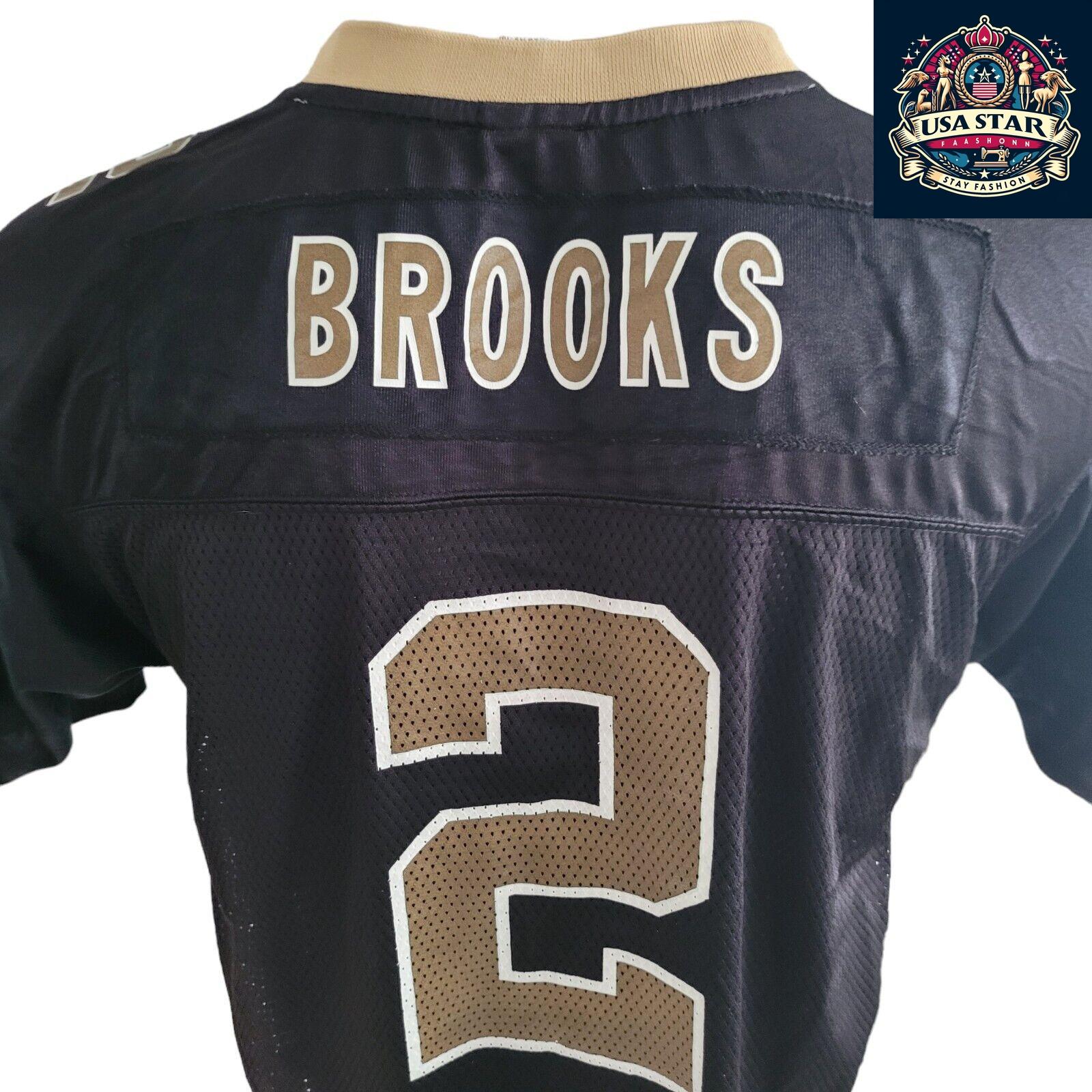 New Orleans Saints Youth Jersey L Brooks Number 2 - Durable, Comfortable, Stylish Design - USASTARFASHION