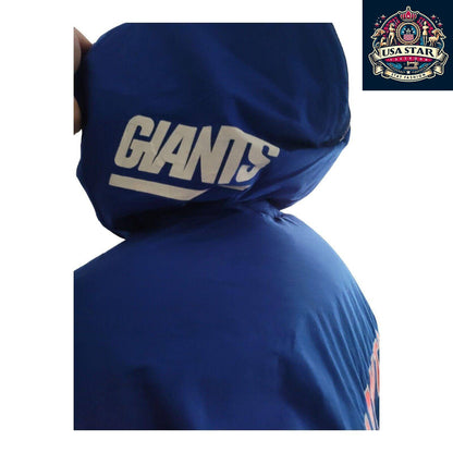 New York Giants Jacket - XL Triple Fat Goose Urban Parka with Down Insulation for Warmth - USASTARFASHION