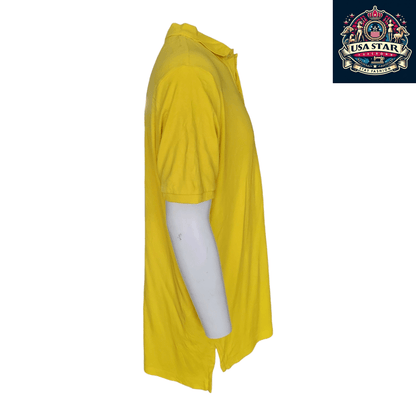 Polo Ralph Lauren Men's Yellow Polo Shirt XXL | 100% Soft Cotton | Classic Style and Comfort - USASTARFASHION