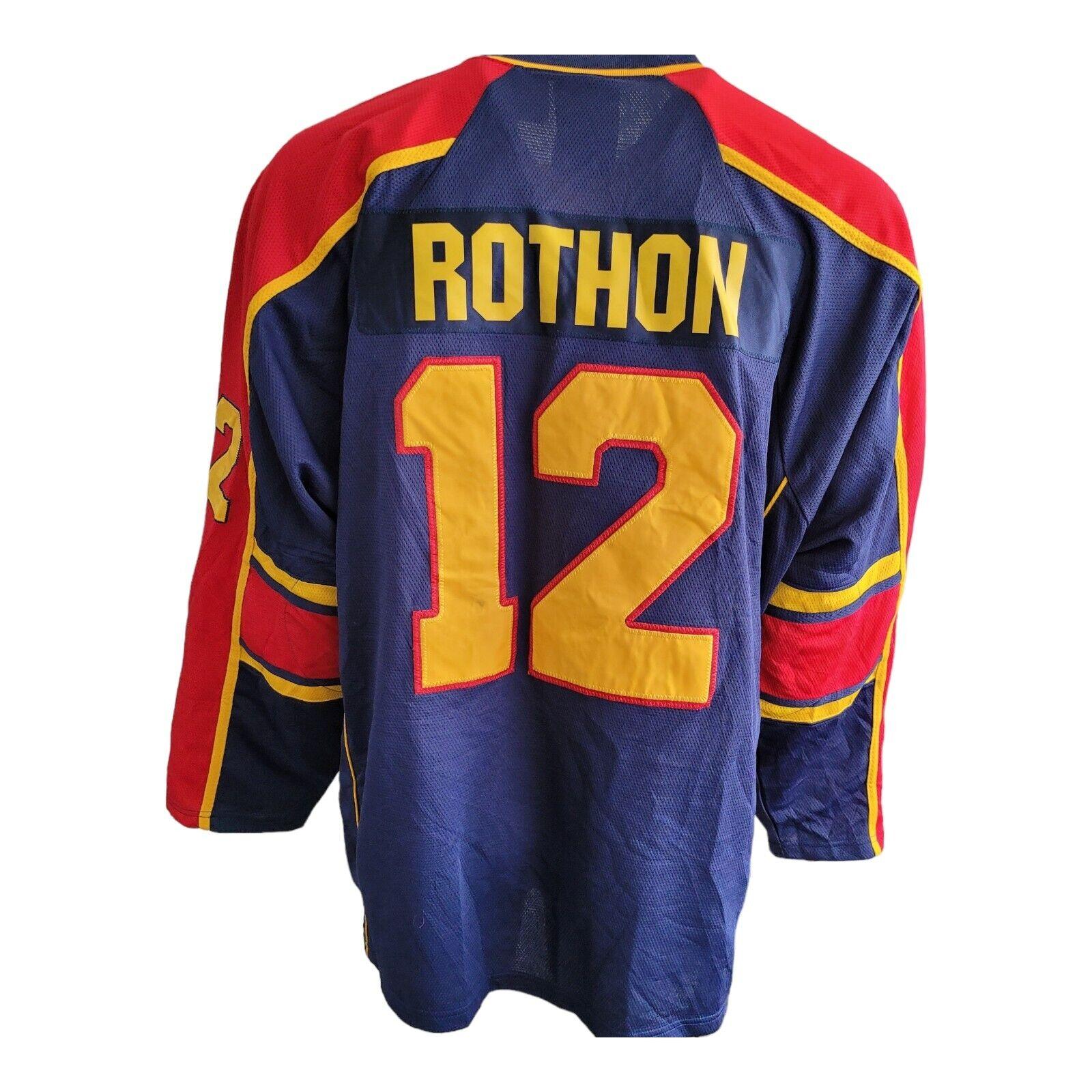 Aurora Panthers #12 Rothon Women's XXL Hockey Jersey-USASTARFASHION