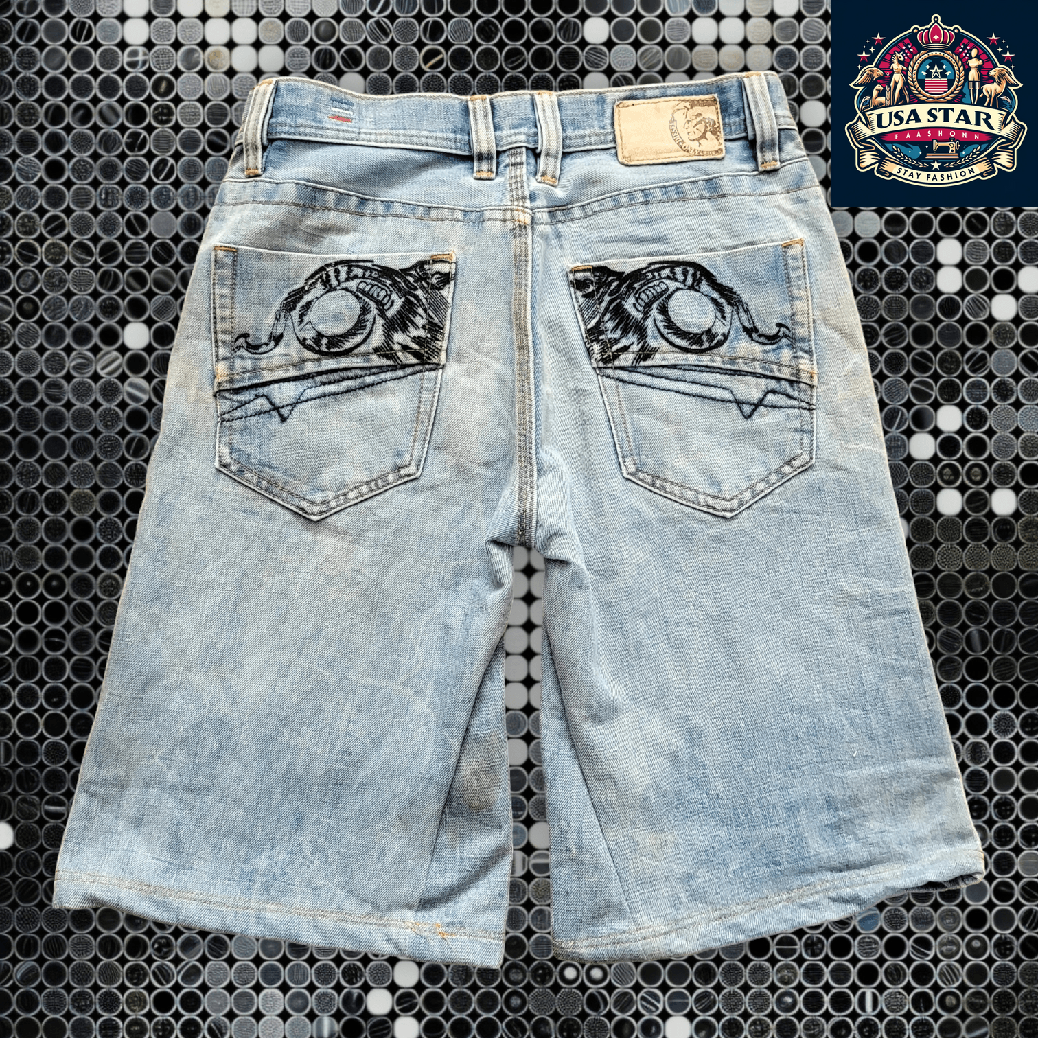 Diesel Denim Jorts - Men's Distressed 5-Pocket Shorts, Modern Fit, Comfortable Size W32 - USASTARFASHION