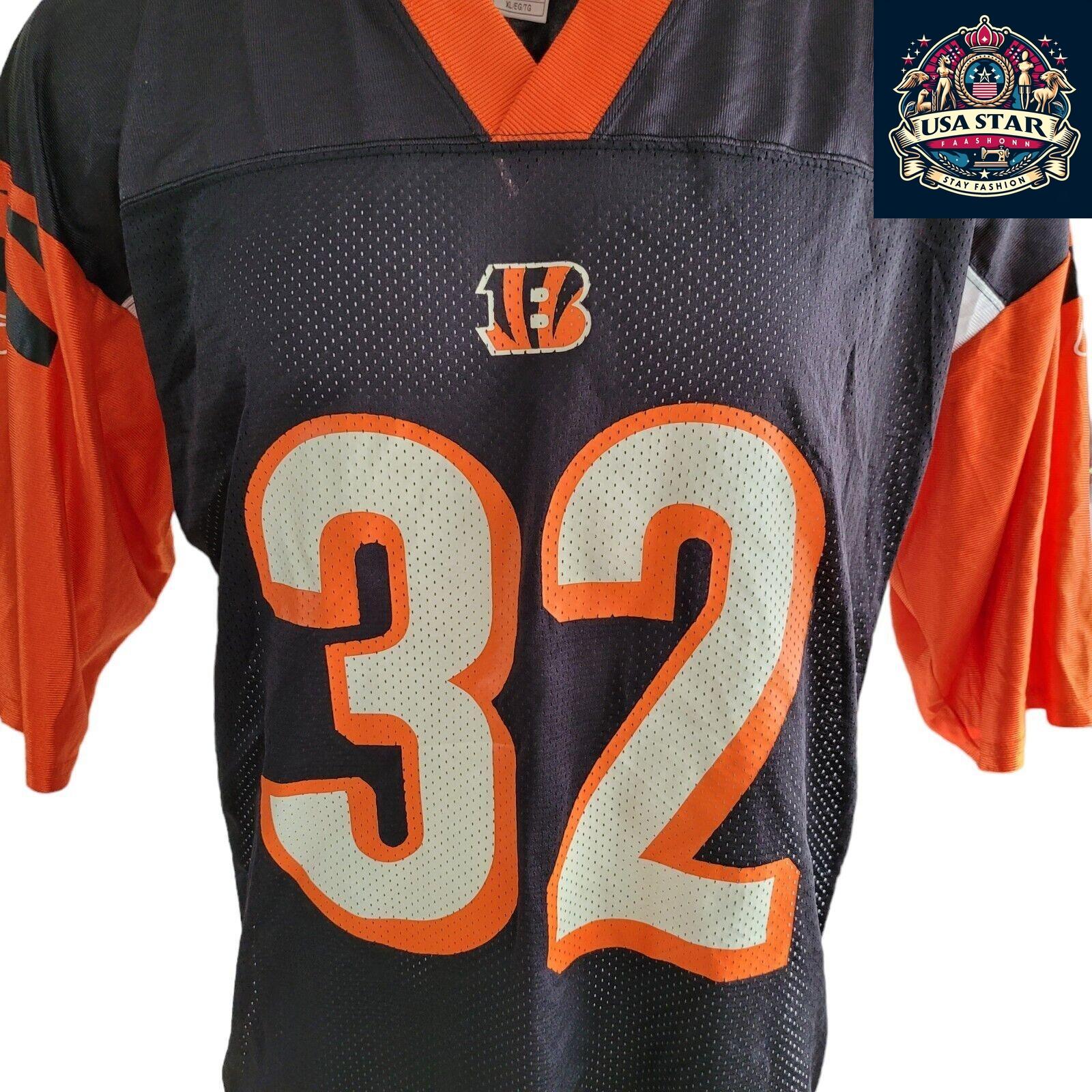 Denver Broncos Jersey R. Johnson #32 - Authentic NFL Reebok XL Game Day Apparel for Fans - USASTARFASHION