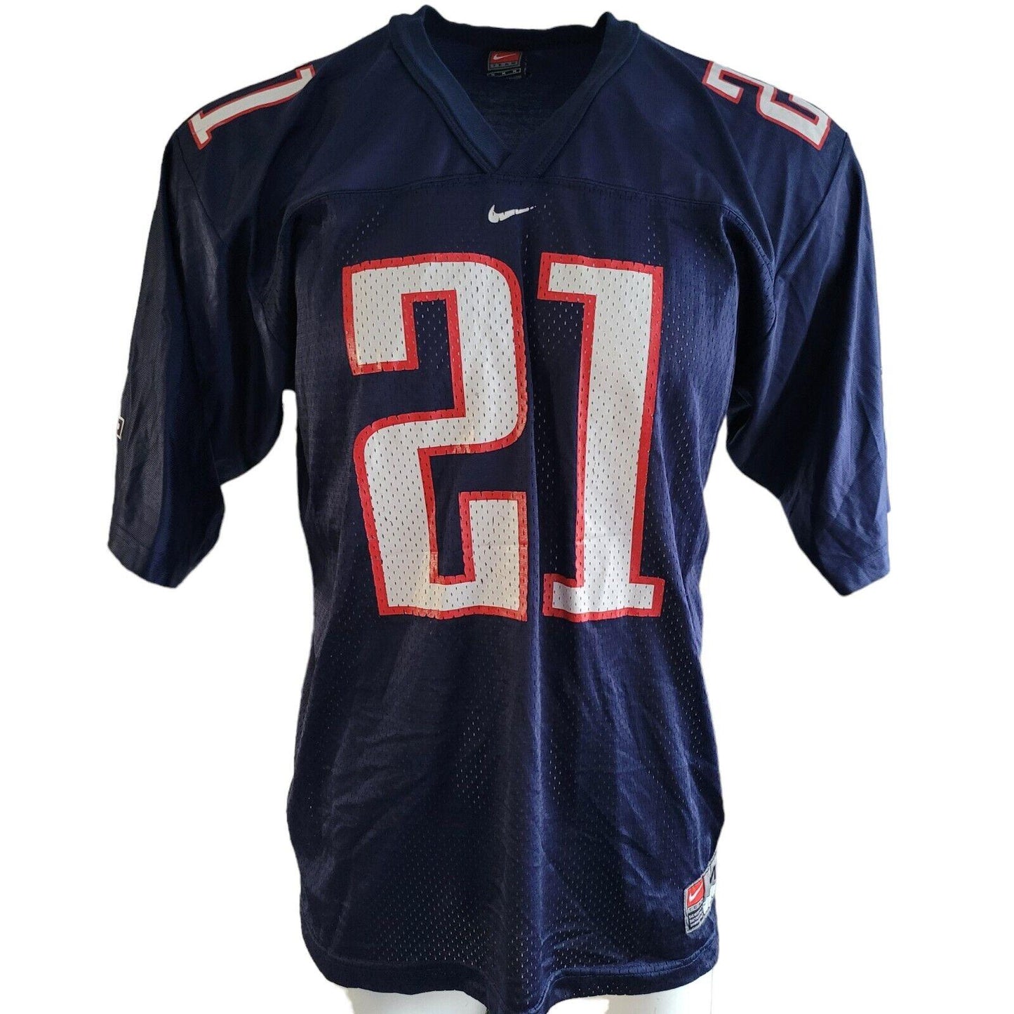 New England Patriots Malcolm Butler #21 NFL V-Neck Shirt Large by Nike-USASTARFASHION