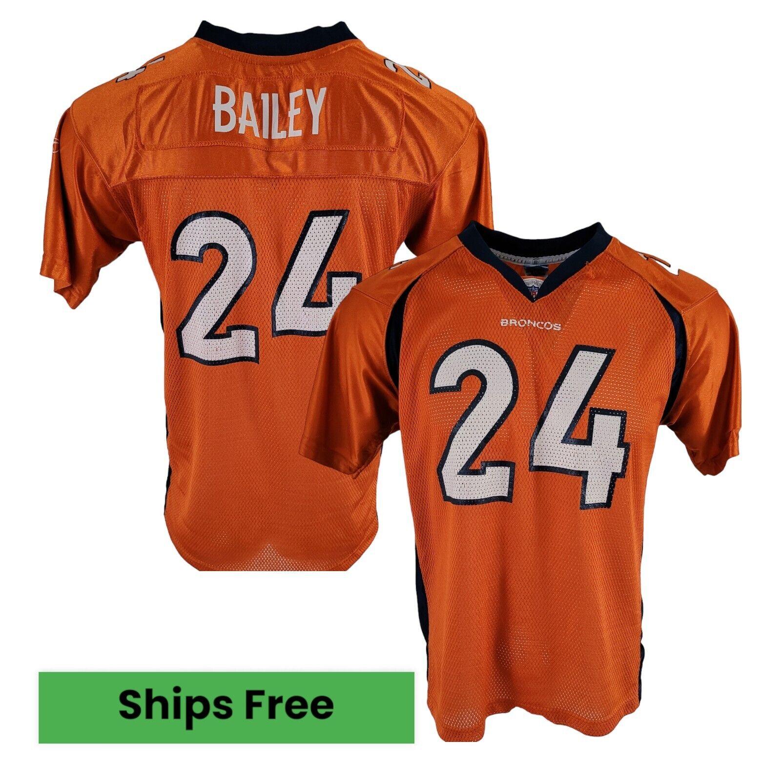 Denver Broncos Bailey #24 Youth XL (18-20) Jersey by Reebok-USASTARFASHION