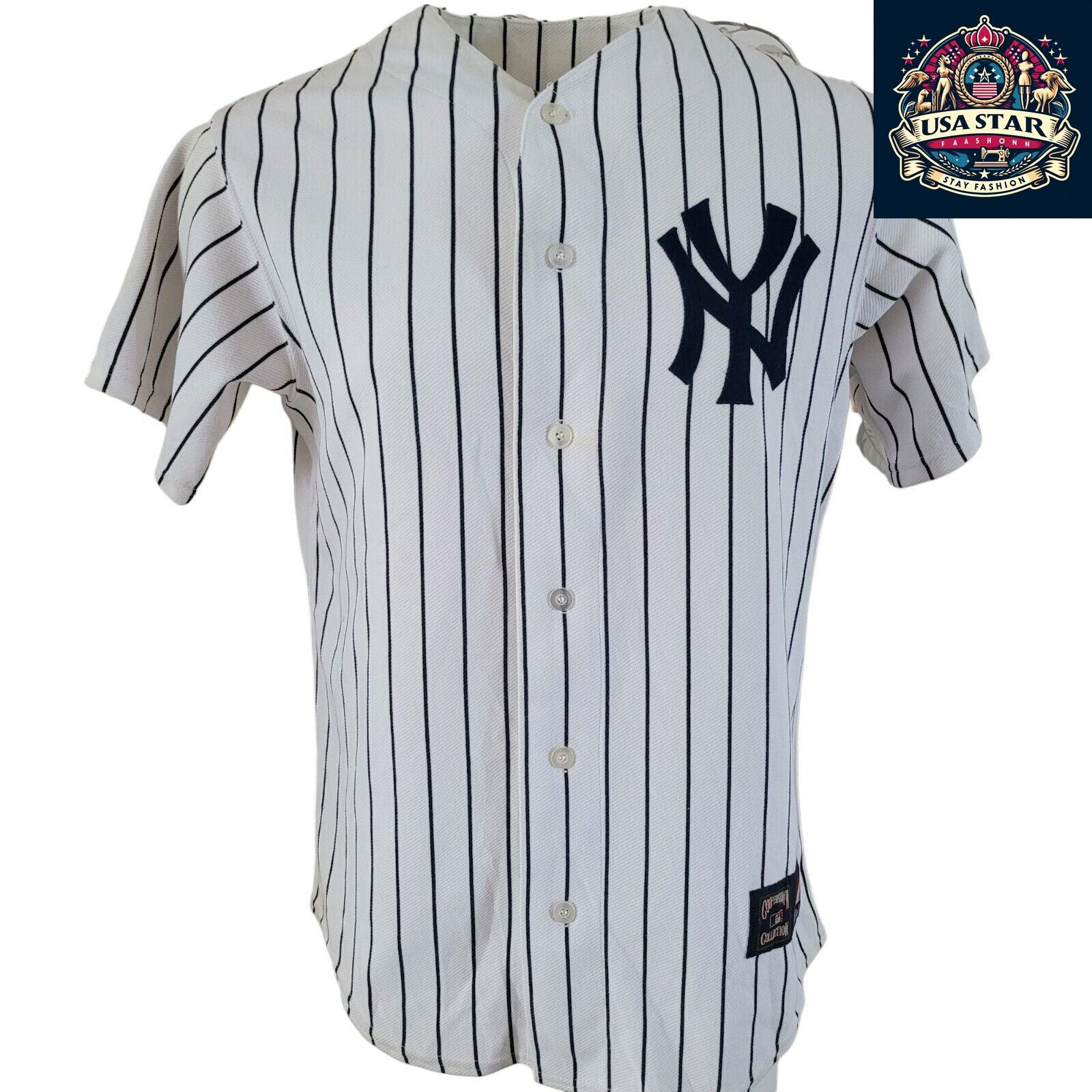 New York Yankees Jersey #7 Mickey Mantle Cooperstown Authentic Collection Size M - USASTARFASHION