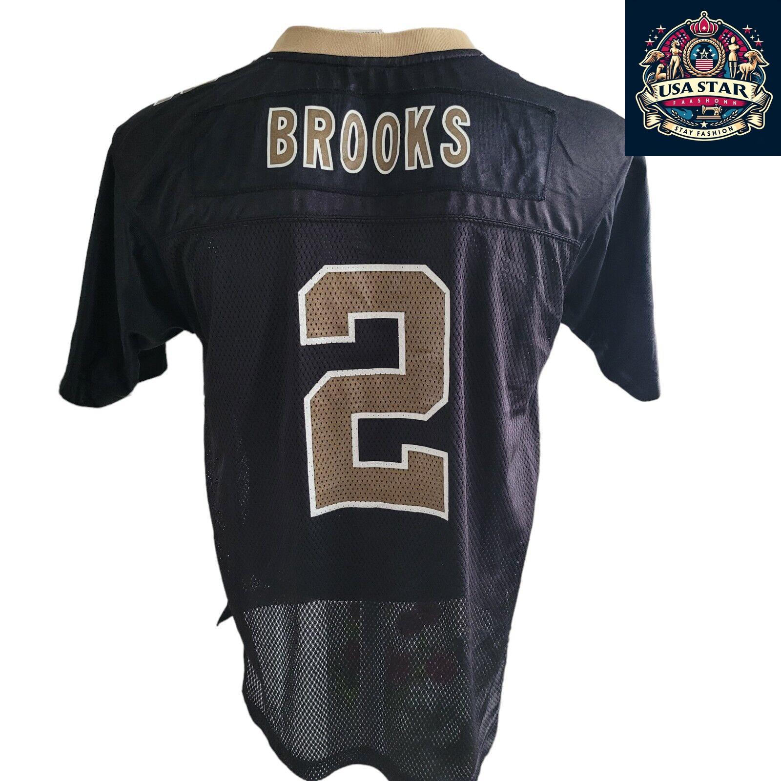 New Orleans Saints Youth Jersey L Brooks Number 2 - Durable, Comfortable, Stylish Design - USASTARFASHION