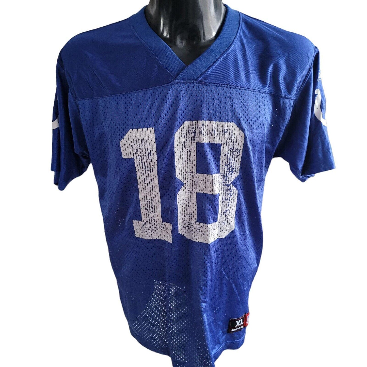 PEYTON MANNING #18 NFL Youth XL Reebok On Field Football Jersey - Authentic Grade-USASTARFASHION