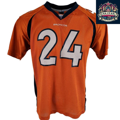 Denver Broncos Jersey Bailey #24 Youth XL Fits Adult Small - Comfortable, Durable Team Apparel - USASTARFASHION