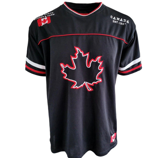 Vintage Canada Athletics Hockey Jersey - XL/TG - Maple Leaf Logo & "CANADA" Text-USASTARFASHION