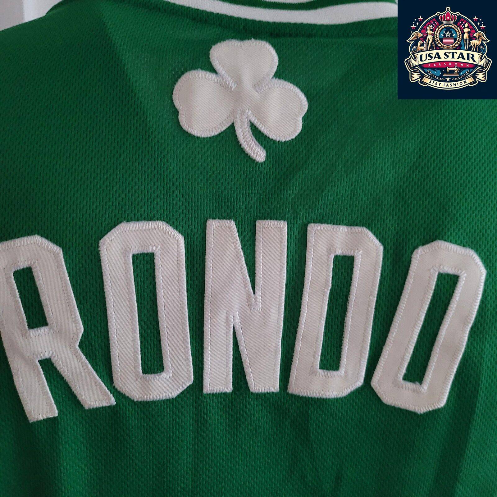 Boston Celtics Rajon Rondo Jersey No. 9 Vintage Adidas Shirt Size S - Classic Basketball Fan Apparel - USASTARFASHION