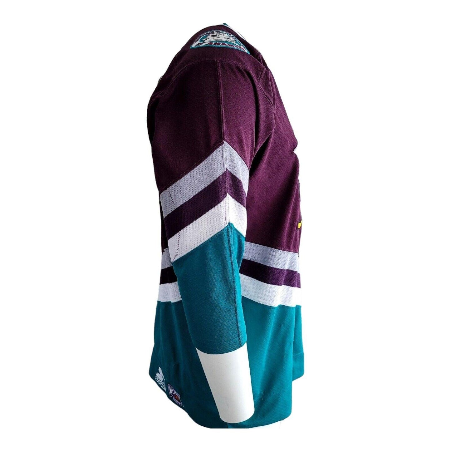 NFL Nike Mighty Ducks 1992 Film Maroon Hockey Jersey - Youth L/XL-USASTARFASHION