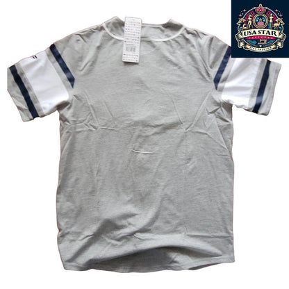 New York Yankees Jersey - Authentic Grey Fanatics Design, Large Size, Ideal for Game Day & Casual Wear - USASTARFASHION