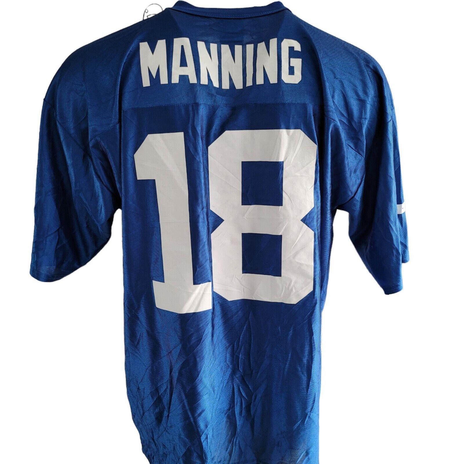 Peyton Manning #18 Indianapolis Colts XL Authentic NFL Jersey-USASTARFASHION