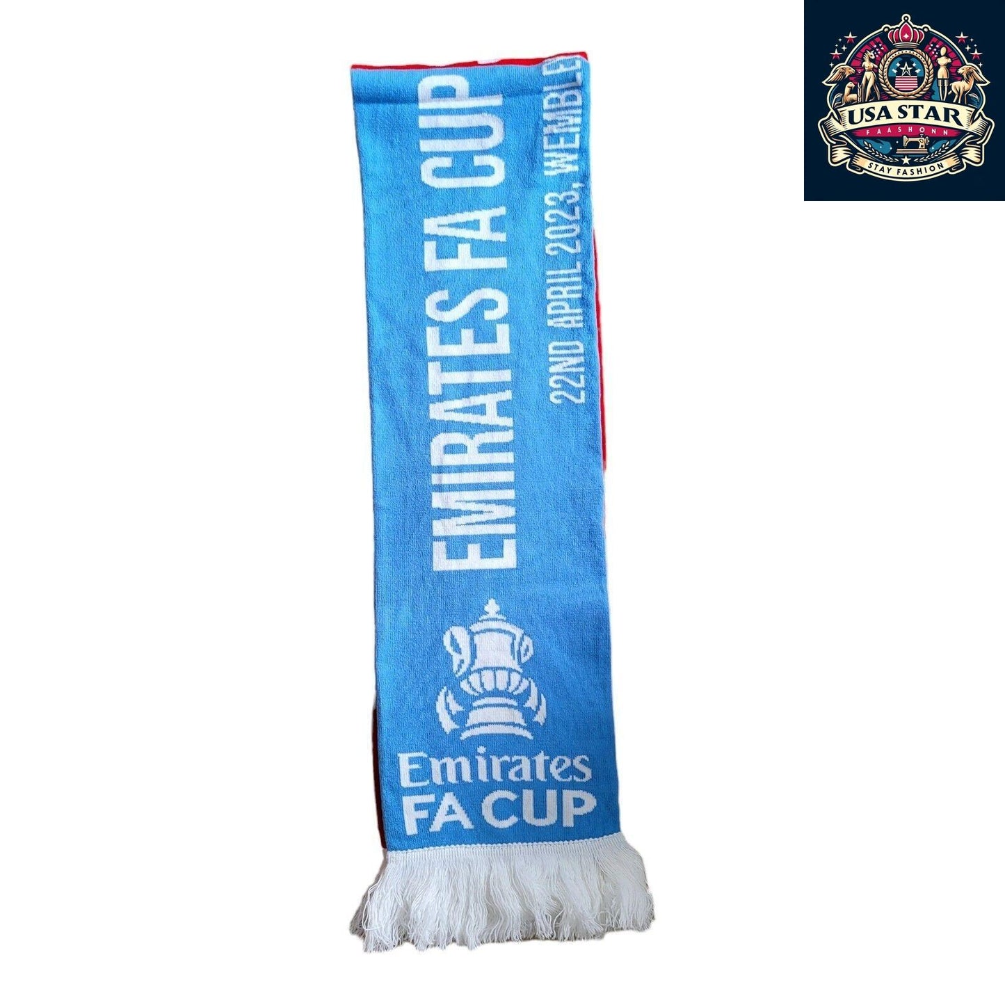 Sheffield United Scarf Vs Manchester City FA Cup Semi-Final Wembley 2023 Collector's Item - USASTARFASHION