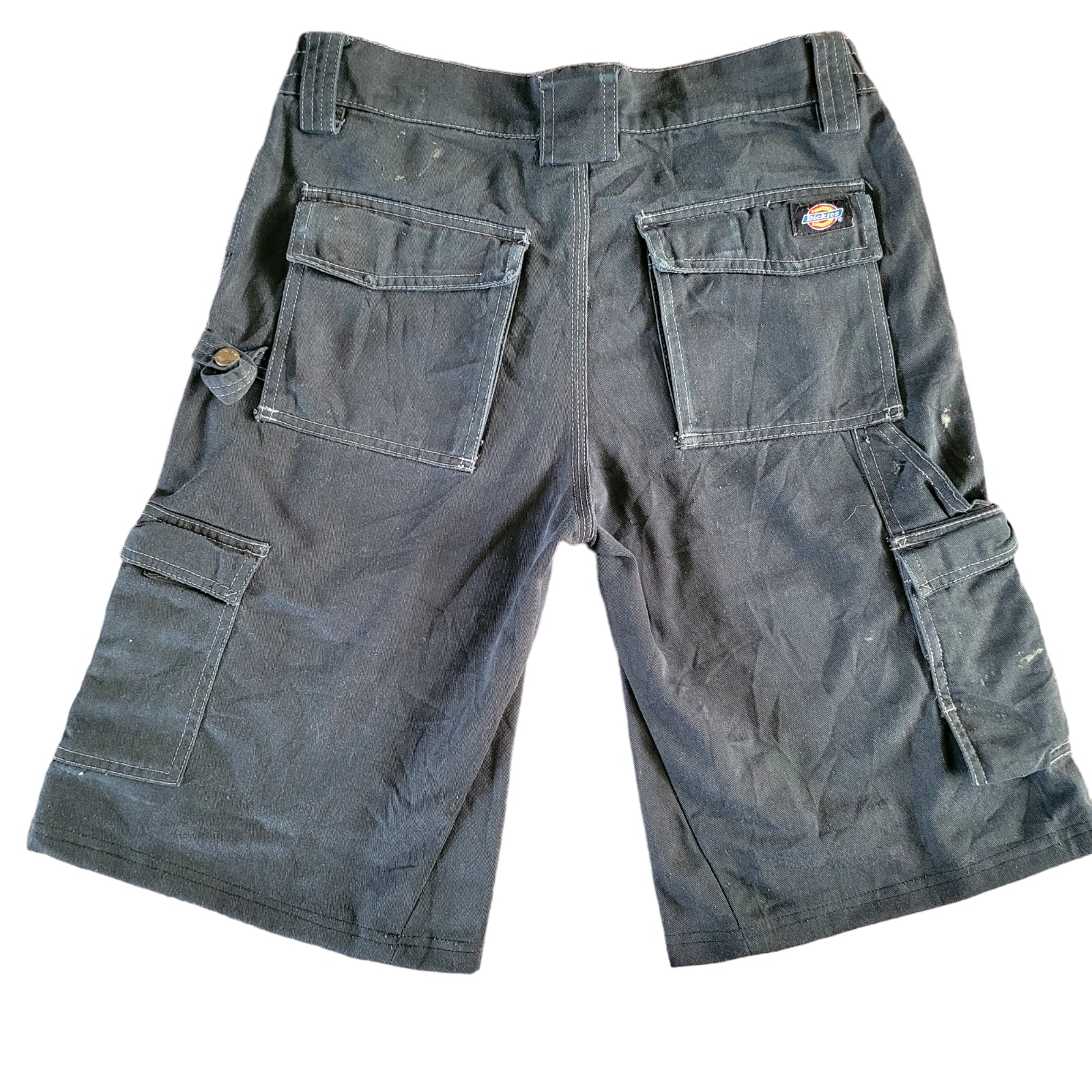 Dickies Cargo Jorts for Work - Black, Size 32-USASTARFASHION