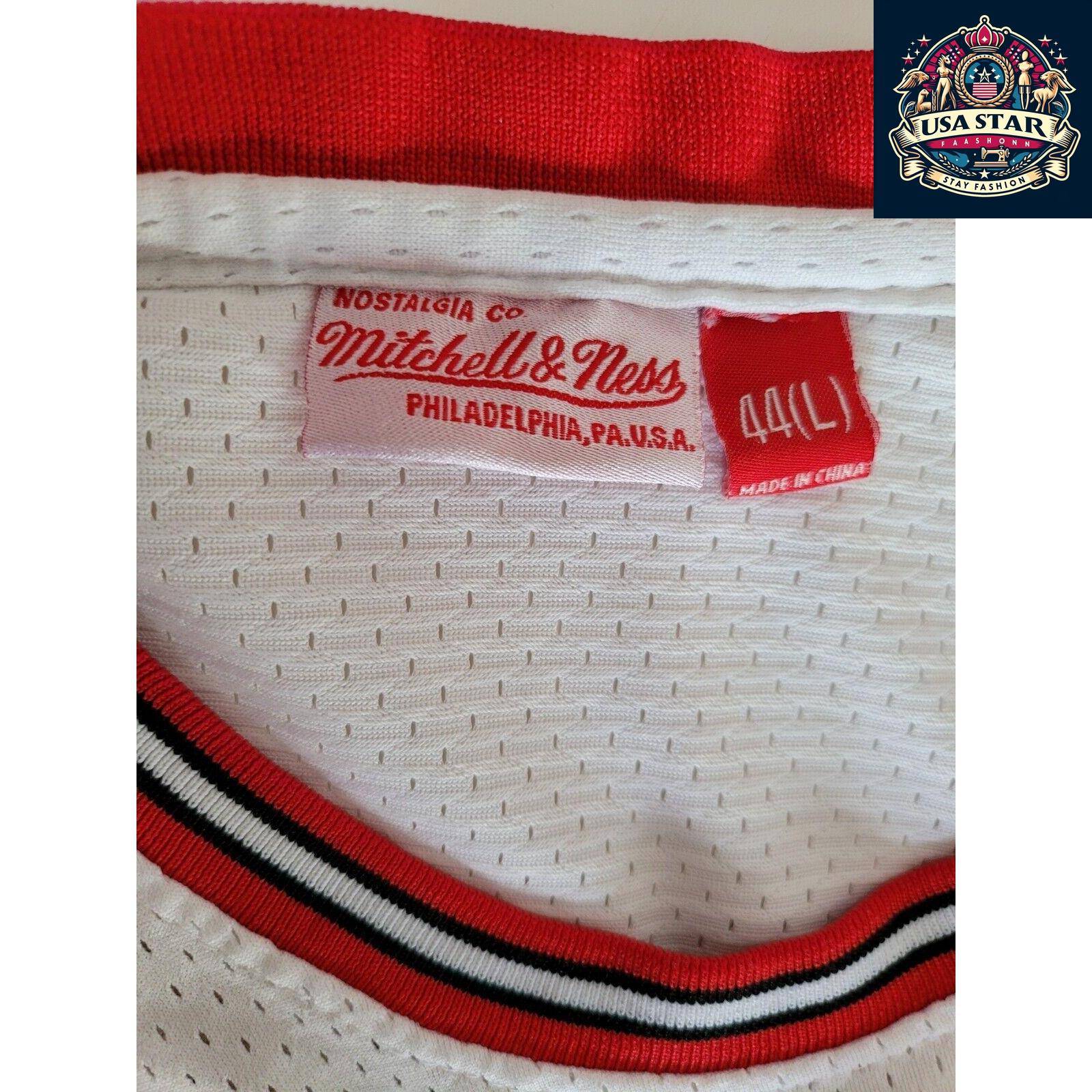 Chicago Bulls Jersey #23 Michael Jordan Hardwood Classics Mitchell & Ness, Size L - USASTARFASHION