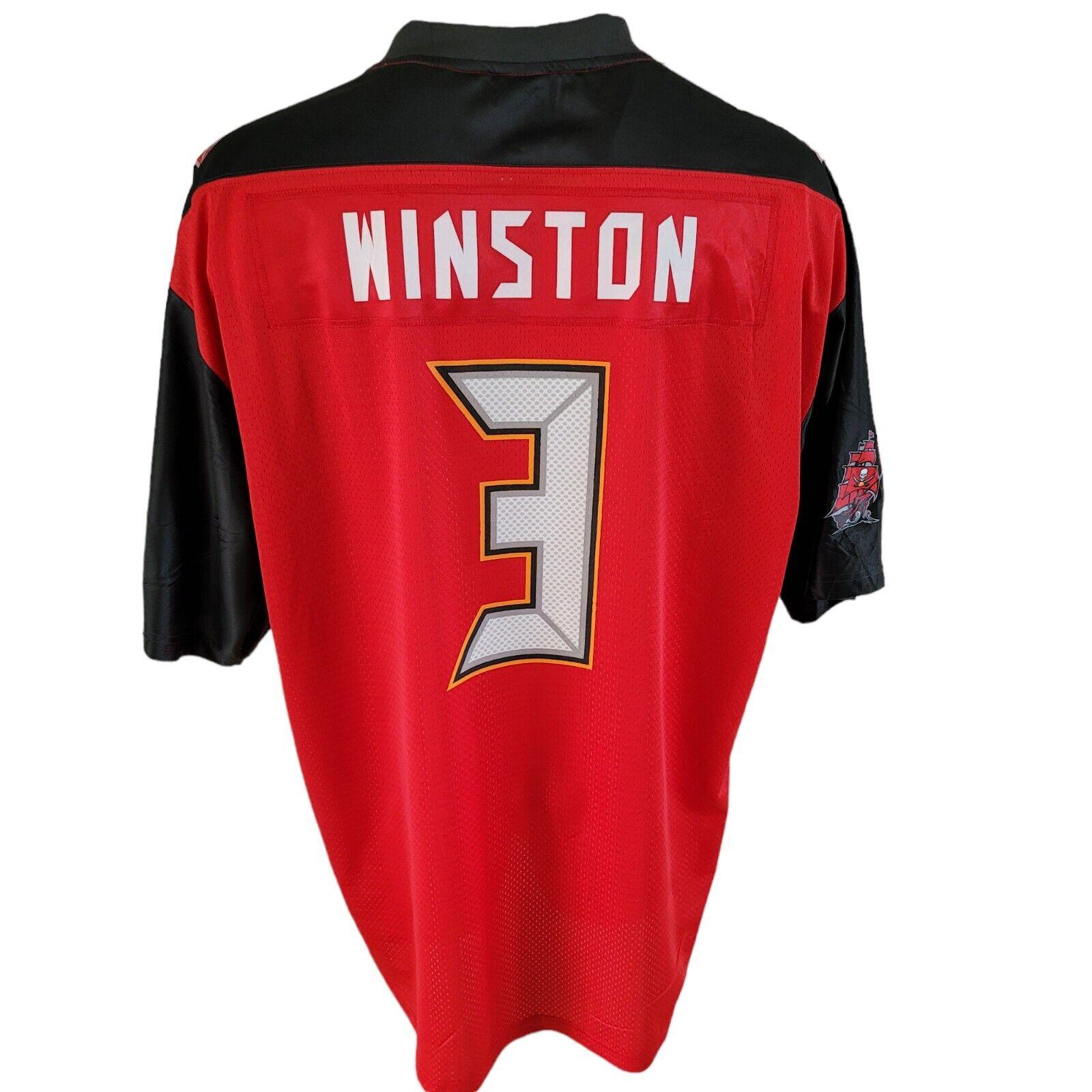 Nike Men's NFL Home Jersey Tampa Bay Buccaneers #3 Winston 2XL-T Tall-USASTARFASHION